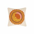 Puesta En Escena 16 x 16 in. Retro Moon Flow Polyester Filler Hook Pillow PU3117400